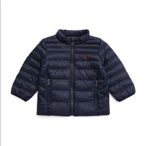EUC Ralph Lauren Baby Navy Blue Puffer Jacket (9m)